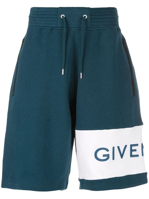 givenchy shorts blue|Givenchy sweatpants men.